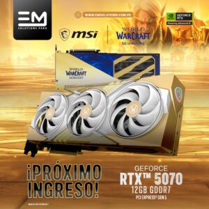 GeForce RTX™ 5070 12G World of Warcraft® MIDNIGHT LIGHT EDITION OC
