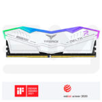 Memoria TEAMGROUP T-FORCE DELTA BLANCO RGB, 16GB DDR5-6000MHz, CL38, 1.25V