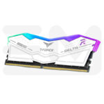 Memoria TEAMGROUP T-FORCE DELTA BLANCO RGB, 16GB DDR5-6000MHz, CL38, 1.25V - Imagen 2