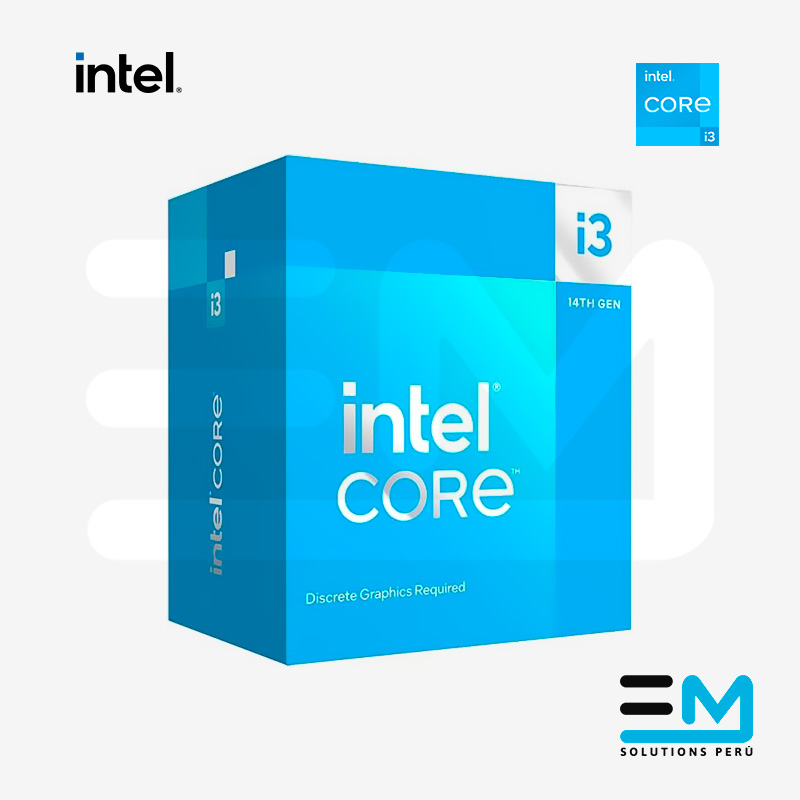 1 Procesador Intel Core i3-14100F 3.50/4.70GHz, 12 MB Intel Smart Caché, LGA1700, 58W/110W - Imagen 1