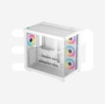 Case DEEPCOOL CG530 4F WHITE, Mid-Tower, mATX, ATX, x4 Fan ARGB - Imagen 2