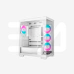 Case DEEPCOOL CG580 WHITE, Mid-Tower, mATX, ATX, x4 Fan ARGB - Imagen 2