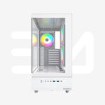 Case MONTECH XR WHITE, Mid-Tower, mATX, ATX, x3 Fan ARGB, USB-c - Imagen 2