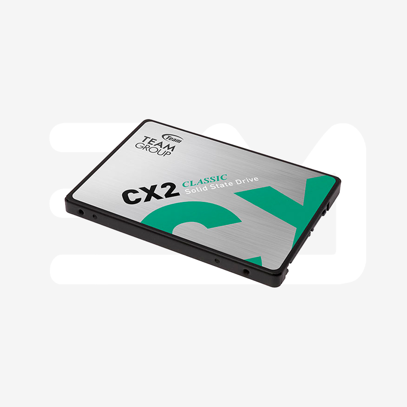 CX2 CLASIC 1 Unidad de estado solido Teamgroup CX2, 512GB, SATA 6.0 Gb/s, 2.5", ECC, DC +5V - Imagen 1