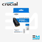 Crucial P310 2280 HS 1TB PCIe Gen4 NVMe SSD de juegos para PS5 7,100 MB/s, compatible con PlayStation 5, portátil y computadora de escritorio (PC), unidad de estado sólido