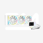 Refrigeracion Liquida DEEPCOOL LM360 ARGB, 360mm WHITE, Pantalla - Imagen 2