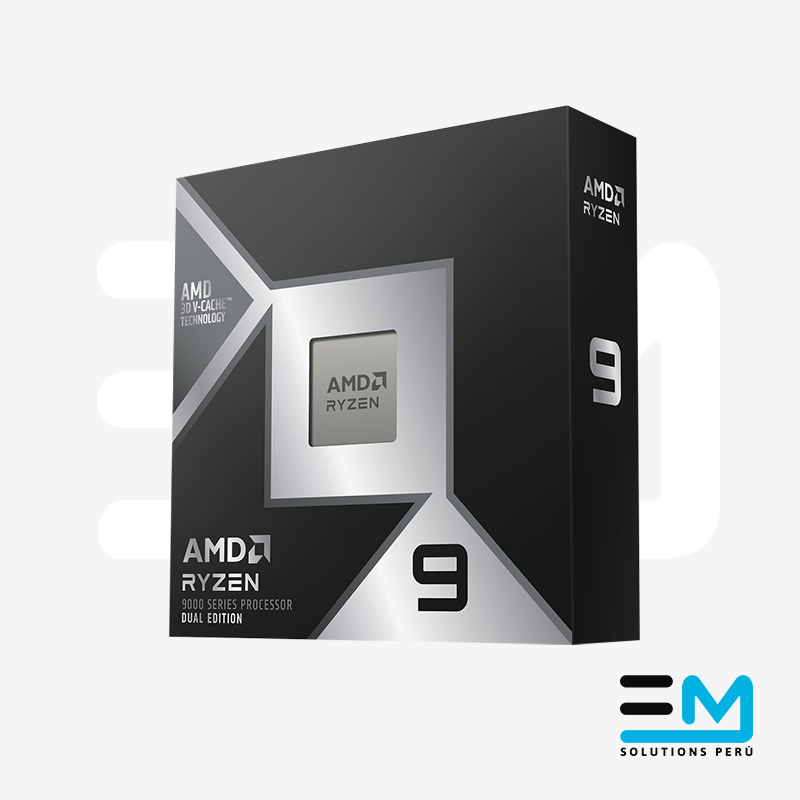 RYZEN 9 9950X3D2 Procesador AMD Ryzen 9 9950X3D2 4.30 / 5.60 GHz, 192 MB L3 Cache, 16-Cores, 4nm, TDP: 200W - Imagen 1