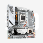Motherboard GIGABYTE B850M AORUS ELITE WIFI7 ICE-P, Chipset AMD B850, Socket AMD AM5, mATX - Imagen 3