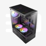 CASE ANTEC VCX300 BLACK ARGB CON FUENTE 550W VIDRIO TEMPLADO USB 3.0/USB 2.0 - Imagen 2