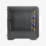 CASE MONTECH AIR 903 MAX BLACK, ARGB FAN X 4, SIN FUENTE, VIDRIO TEMPLADO, USB C - Imagen 3