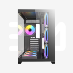 Case Gaming Mid-Tower Antec CX Mirror – ATX/mATX/ITX, 7 Ventiladores ARGB 120mm, Vidrio Templado, USB 3.2 Gen 1 Tipo C – Negro - Imagen 2