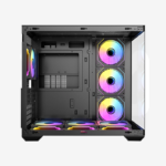 Case Gaming Mid-Tower Antec CX Mirror – ATX/mATX/ITX, 7 Ventiladores ARGB 120mm, Vidrio Templado, USB 3.2 Gen 1 Tipo C – Negro - Imagen 3