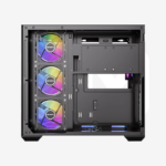 Case Gaming Mid-Tower Antec CX Mirror – ATX/mATX/ITX, 7 Ventiladores ARGB 120mm, Vidrio Templado, USB 3.2 Gen 1 Tipo C – Negro - Imagen 4